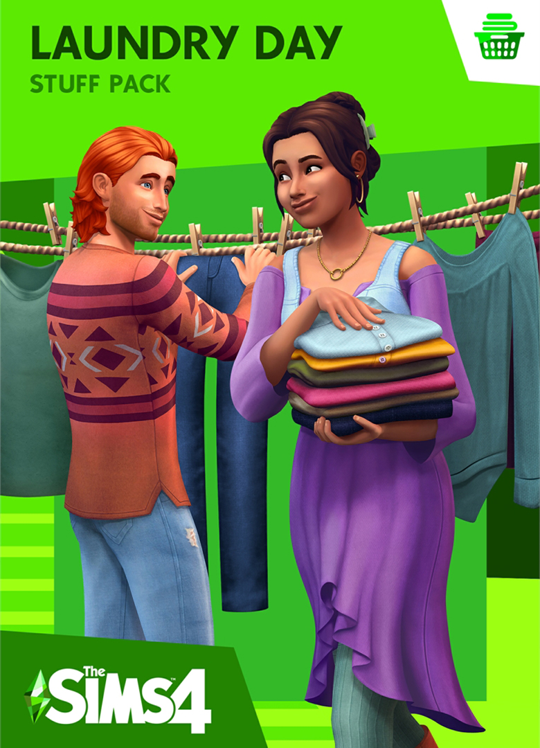 Обложка игры The Sims 4: Laundry Day