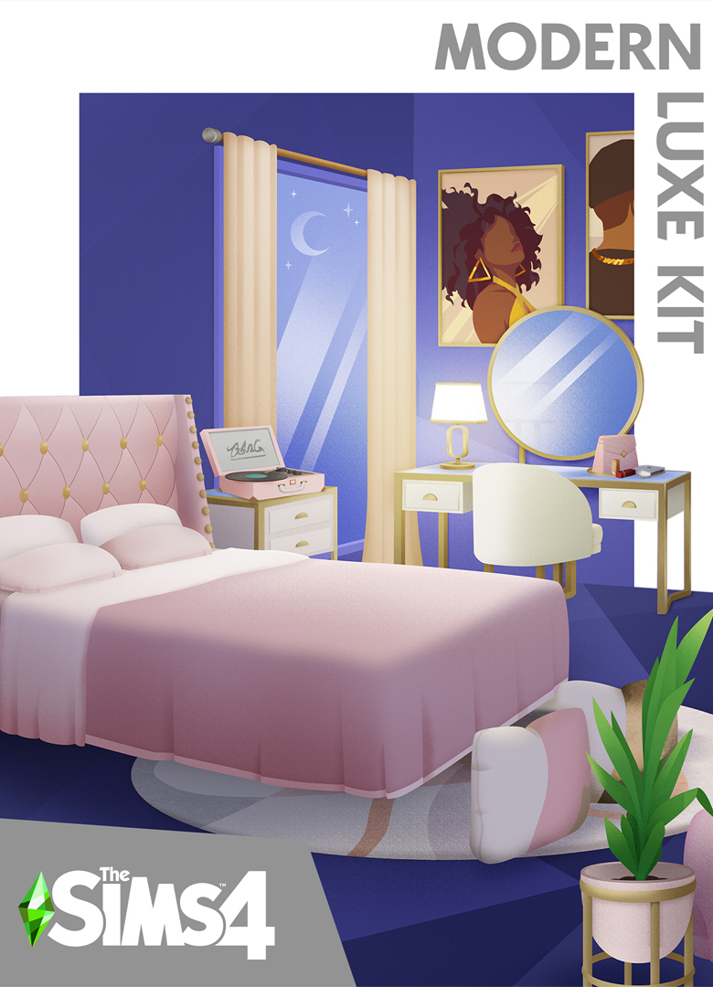 Обложка игры The Sims 4: Modern Luxe