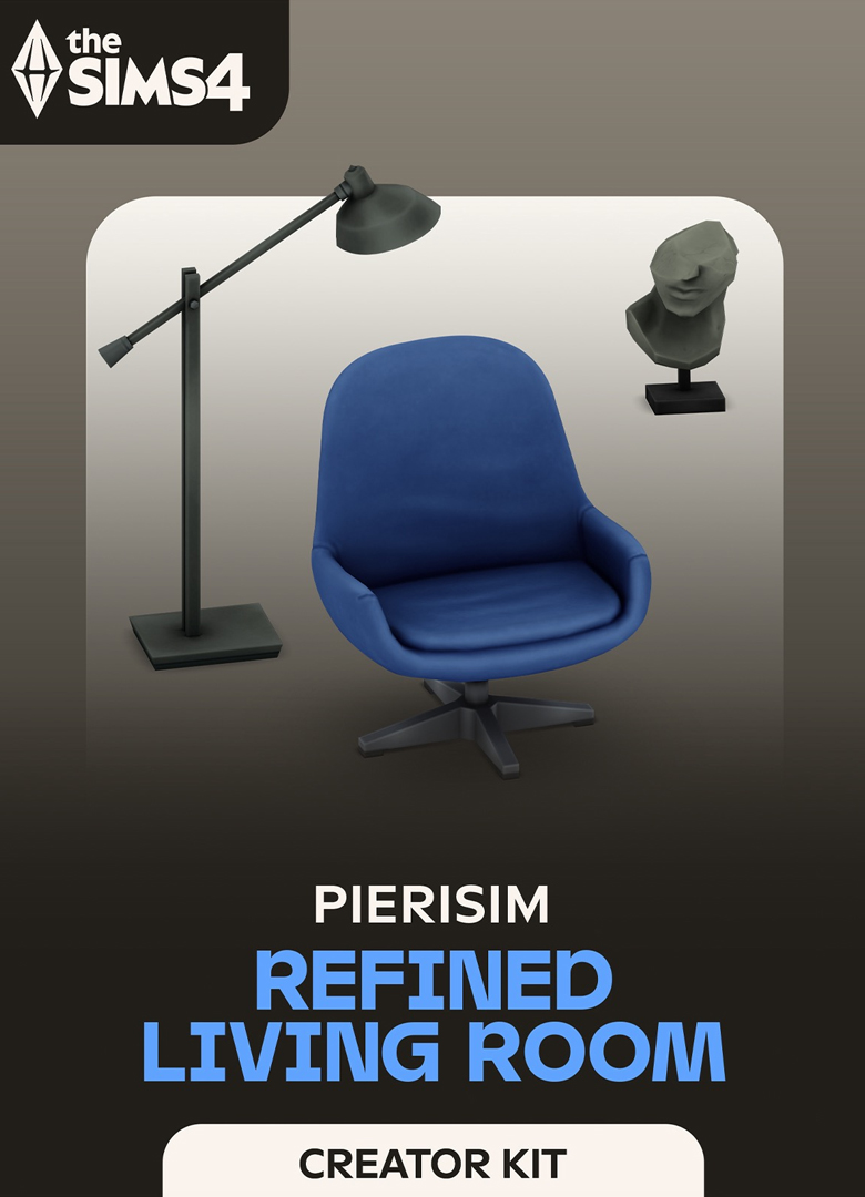 Обложка игры The Sims 4: Refined Living Room