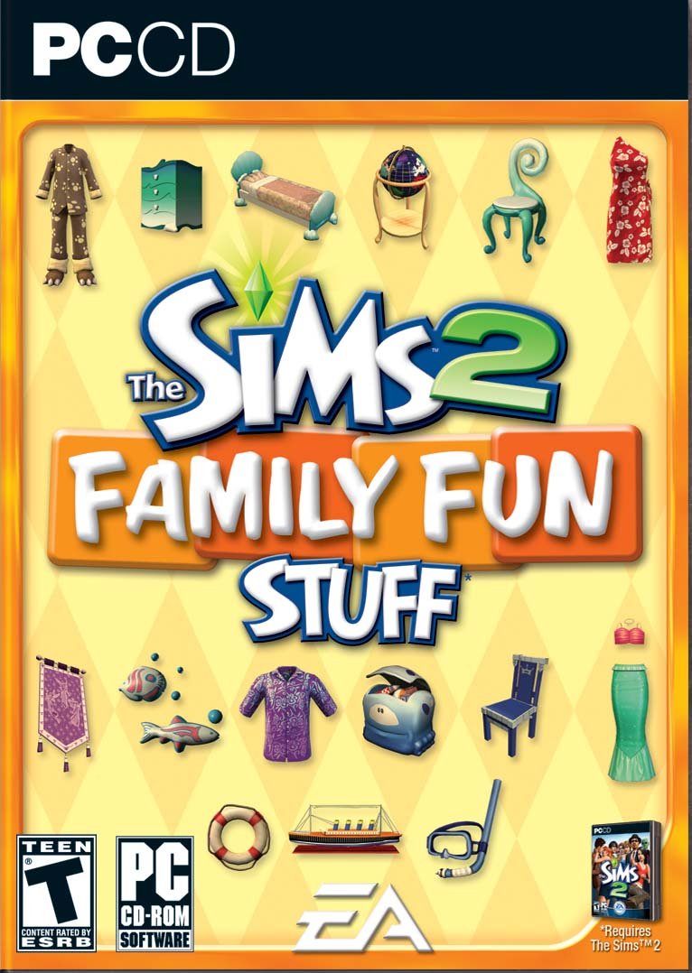 Обложка игры The Sims 2: Family Fun Stuff