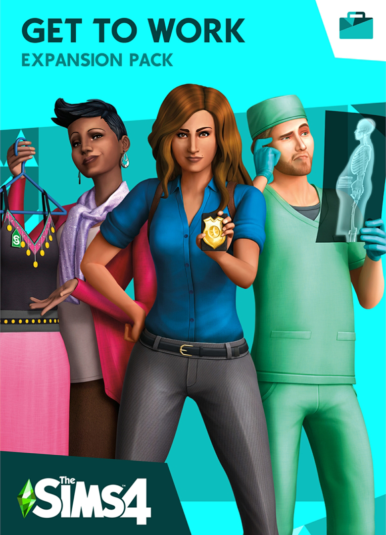 Обложка игры The Sims 4: Get To Work