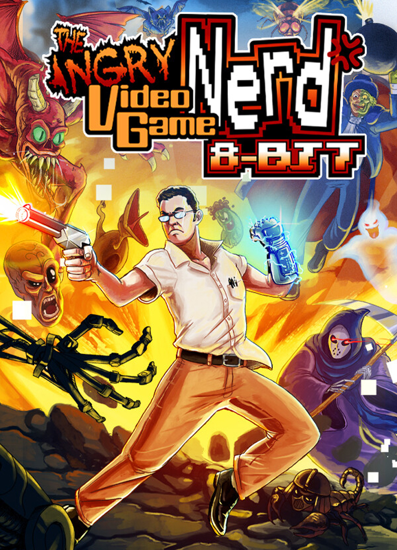 Обложка игры Angry Video Game Nerd 8-bit