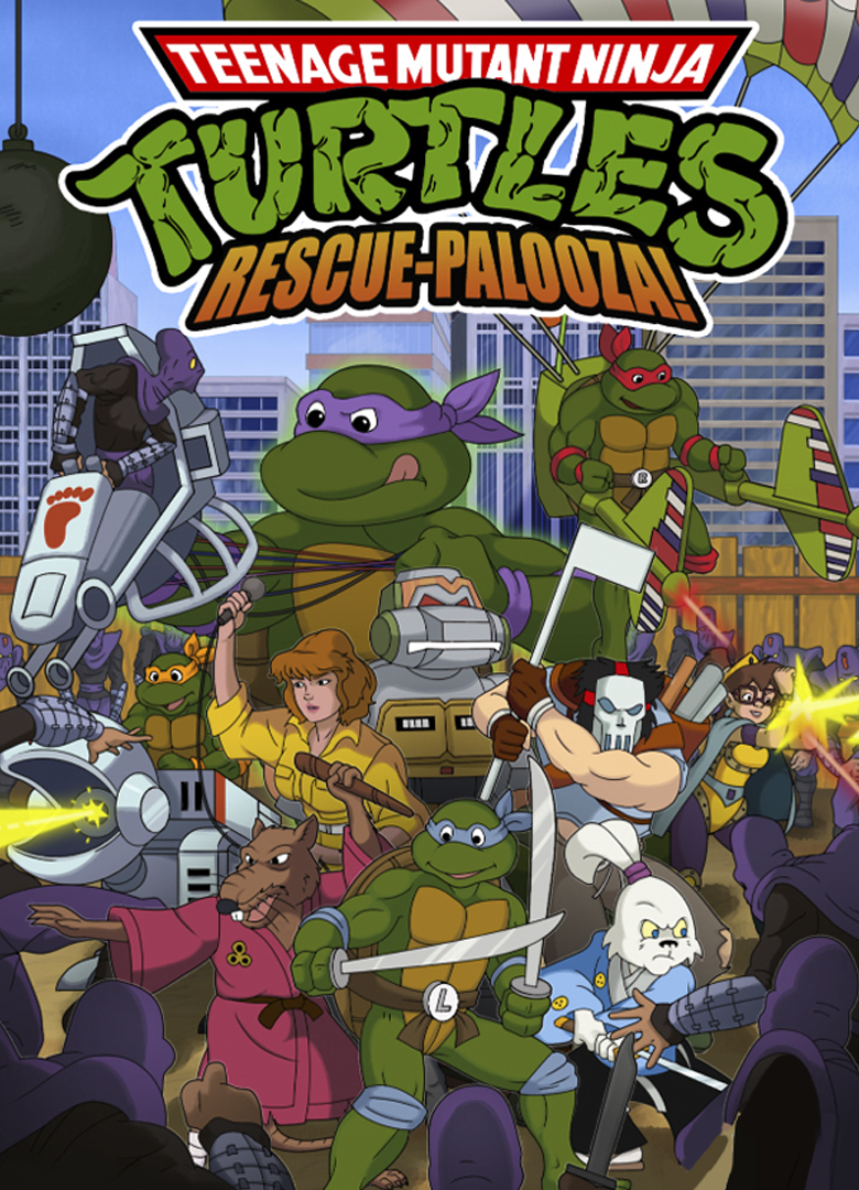 Обложка Teenage Mutant Ninja Turtles: Rescue-Palooza!