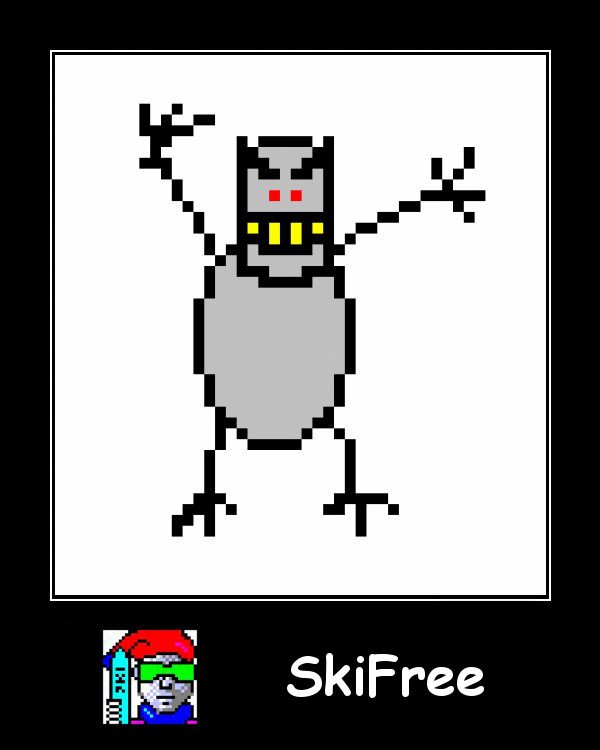 Обложка игры SkiFree