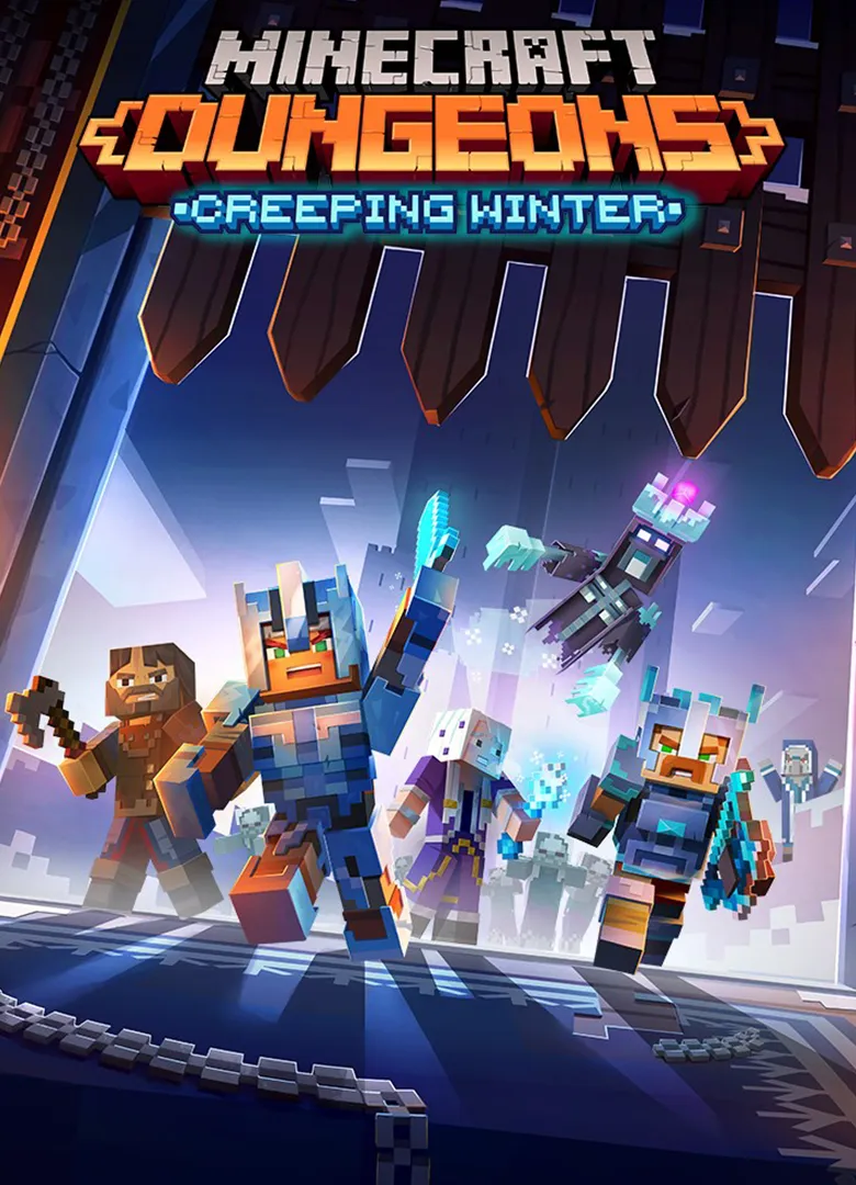 Обложка игры Minecraft Dungeons: Creeping Winter