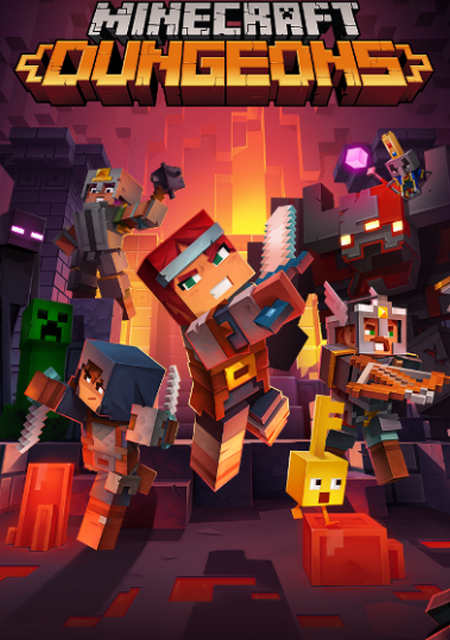 Обложка игры Minecraft Dungeons