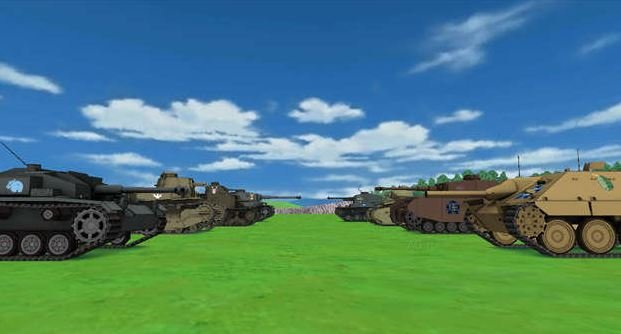 Скриншот из игры Girls und Panzer: Master the Tank Road - 1