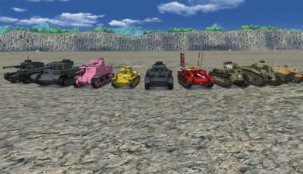 Скриншот из игры Girls und Panzer: Master the Tank Road - 2