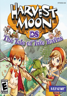Обложка игры Harvest Moon: The Tale of Two Towns
