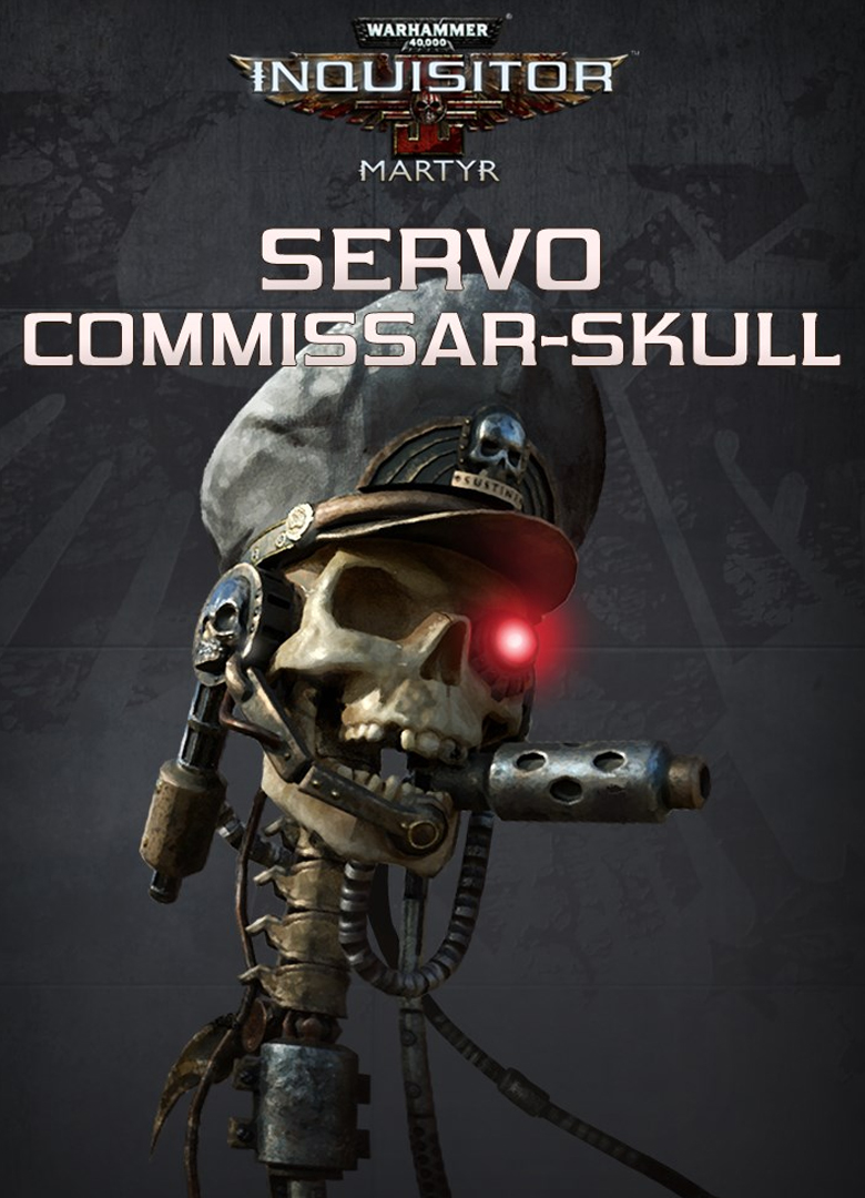 Обложка игры Warhammer 40,000: Inquisitor - Martyr - Servo Commissar-skull