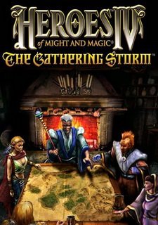 Обложка игры Heroes of Might and Magic 4: The Gathering Storm