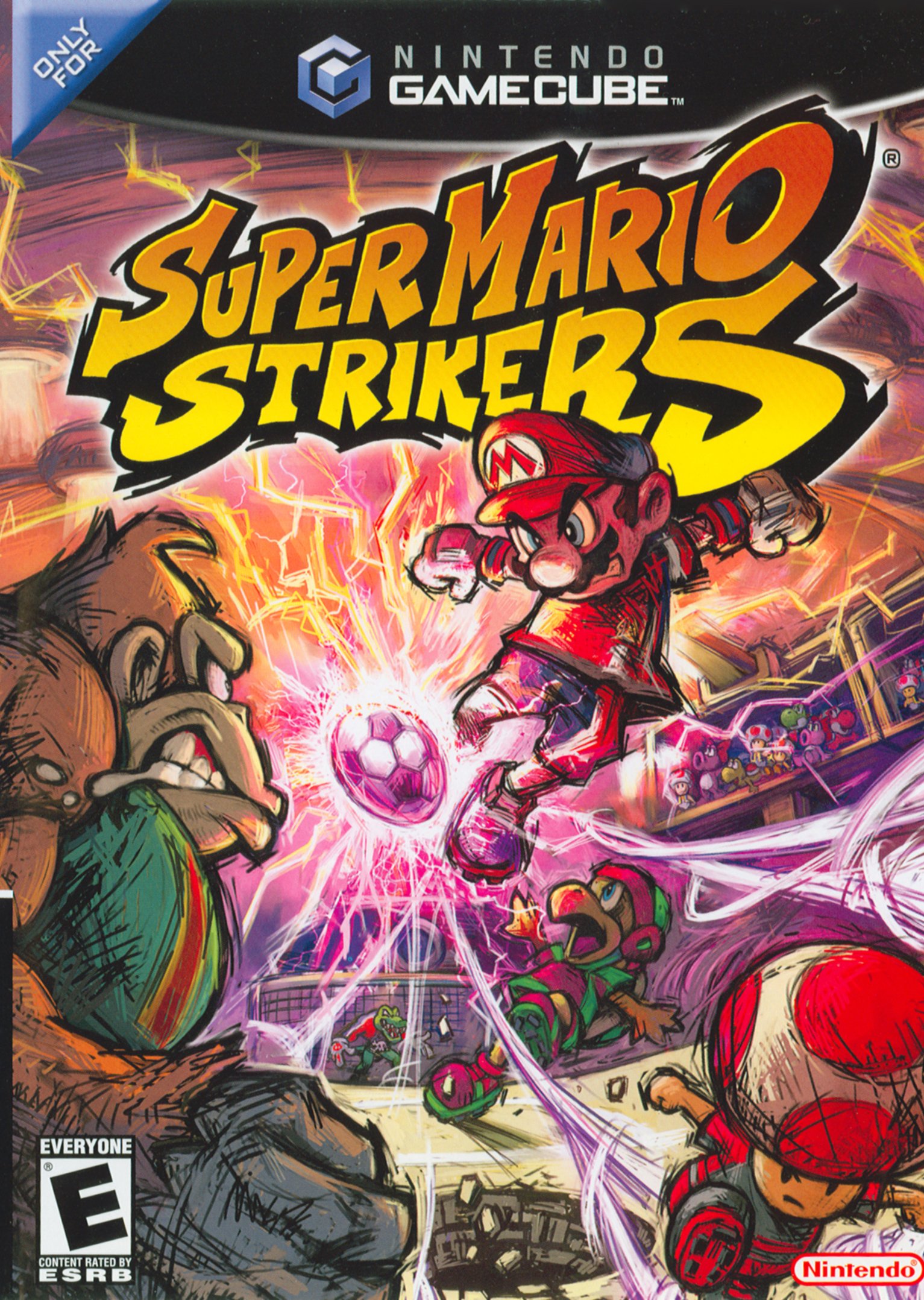 Обложка игры Super Mario Strikers
