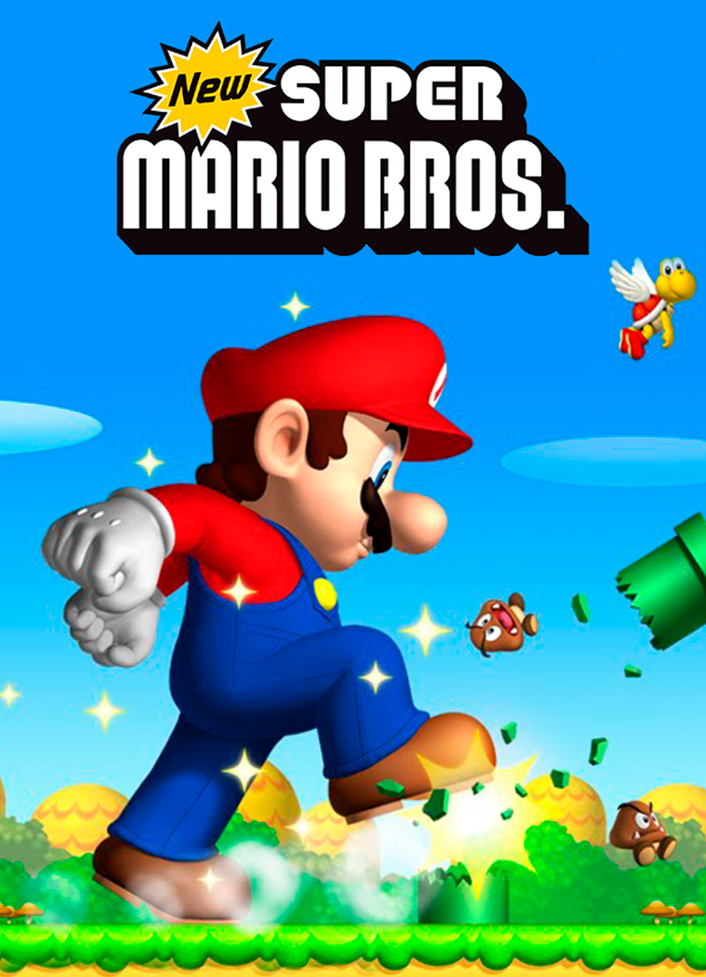 Обложка игры New Super Mario Bros.