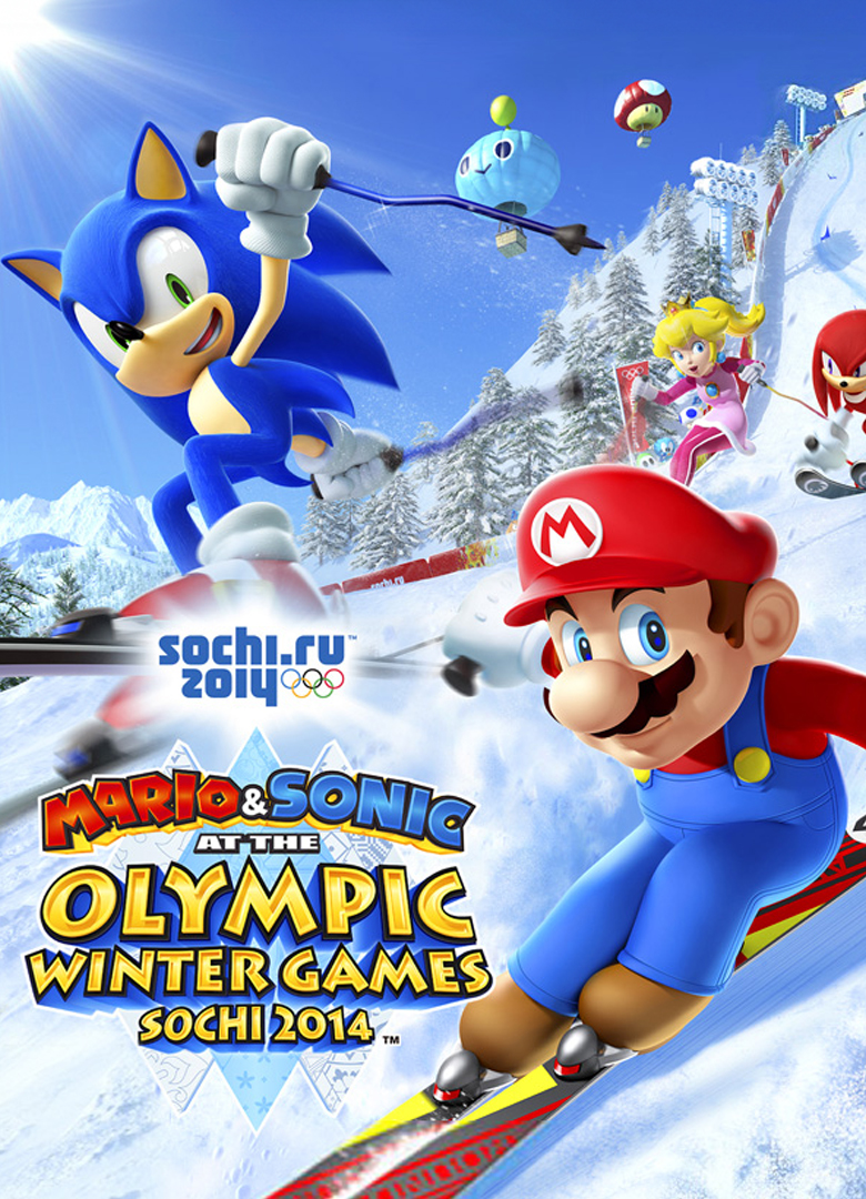 Обложка игры Mario & Sonic at the Sochi 2014 Olympic Winter Games