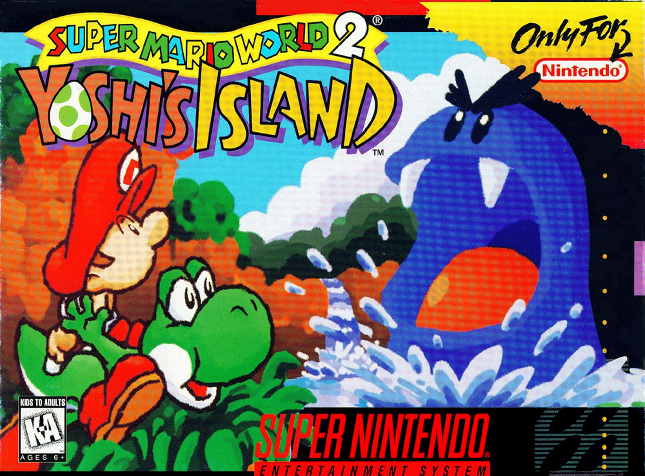Обложка игры Super Mario World 2: Yoshi's Island