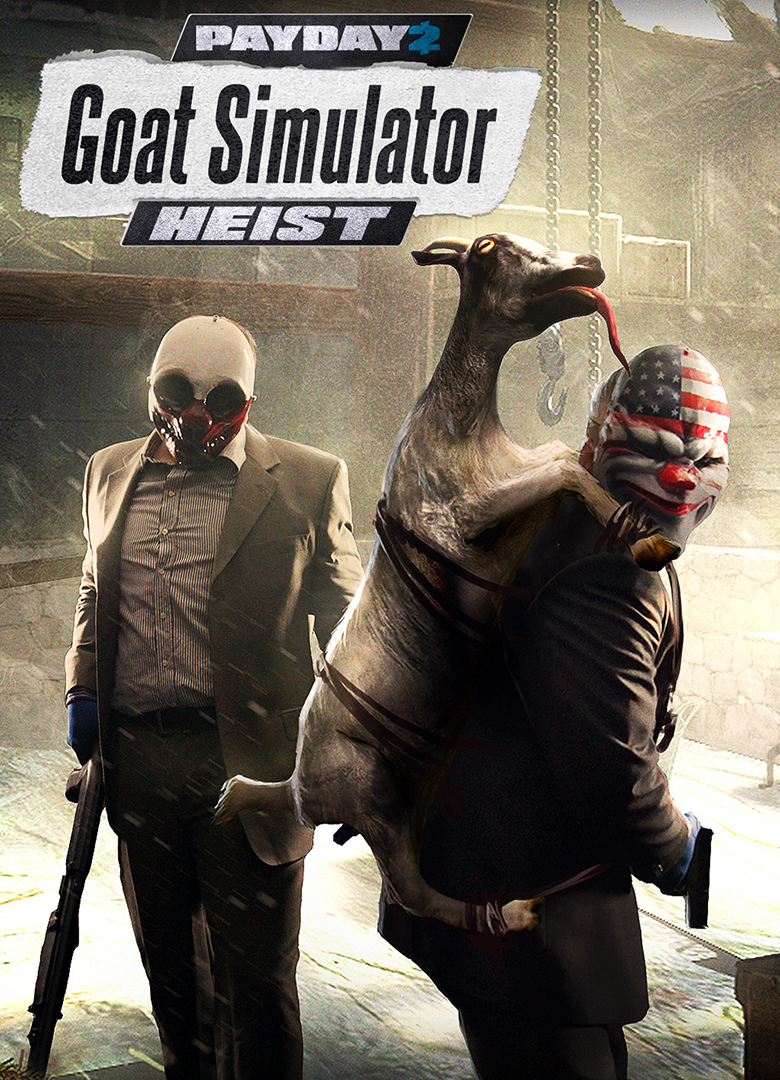 Обложка игры Payday 2: The Goat Simulator Heist