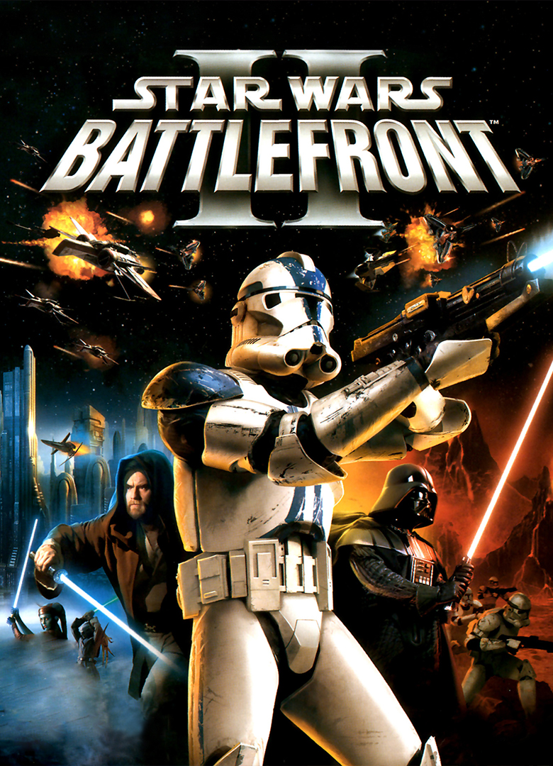 Обложка игры Star Wars: Battlefront 2 (2005)