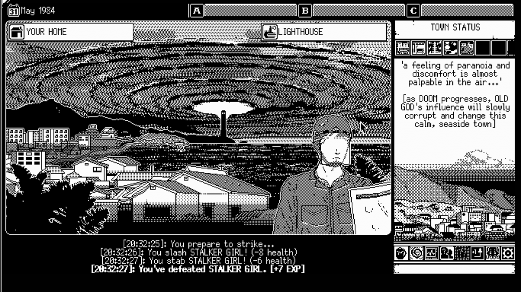 Скриншот из игры WORLD OF HORROR - 12