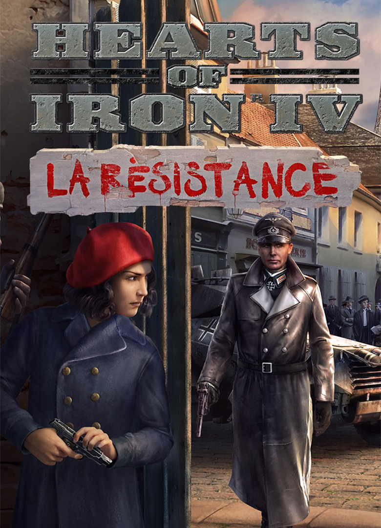Обложка игры Hearts of Iron 4: La Resistance