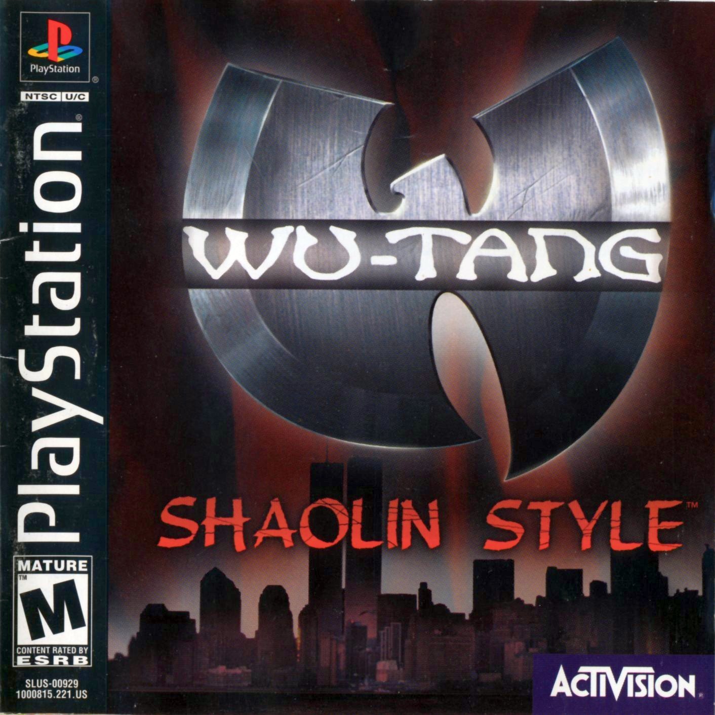 Обложка игры Wu-Tang Shaolin Style