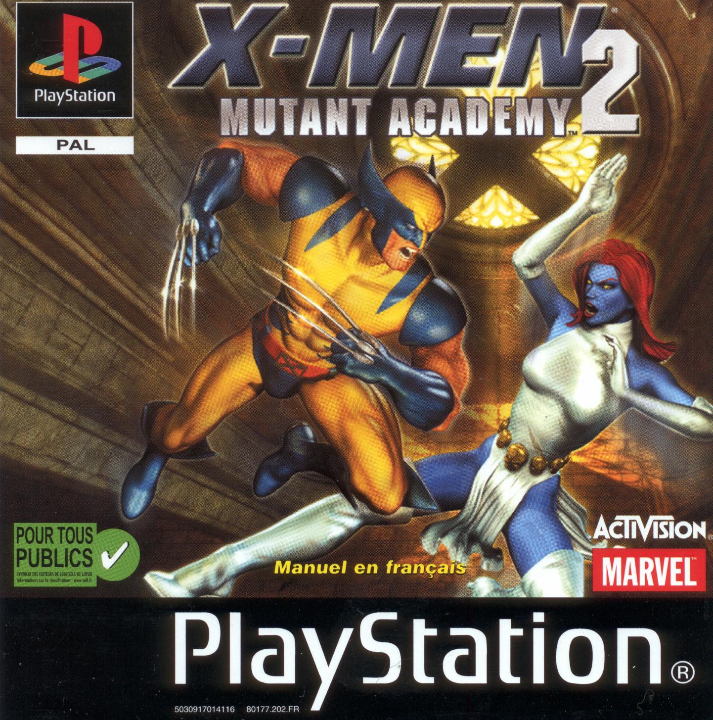 Обложка игры X-Men: Mutant Academy 2