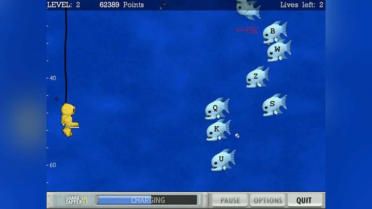 Скриншот из игры Typer Shark! Deluxe - 5