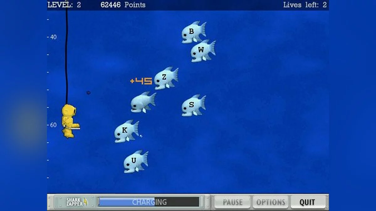 Скриншот из игры Typer Shark! Deluxe - 7