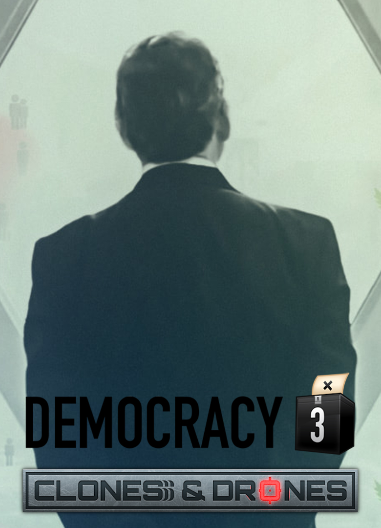 Обложка игры Democracy 3: Clones and Drones