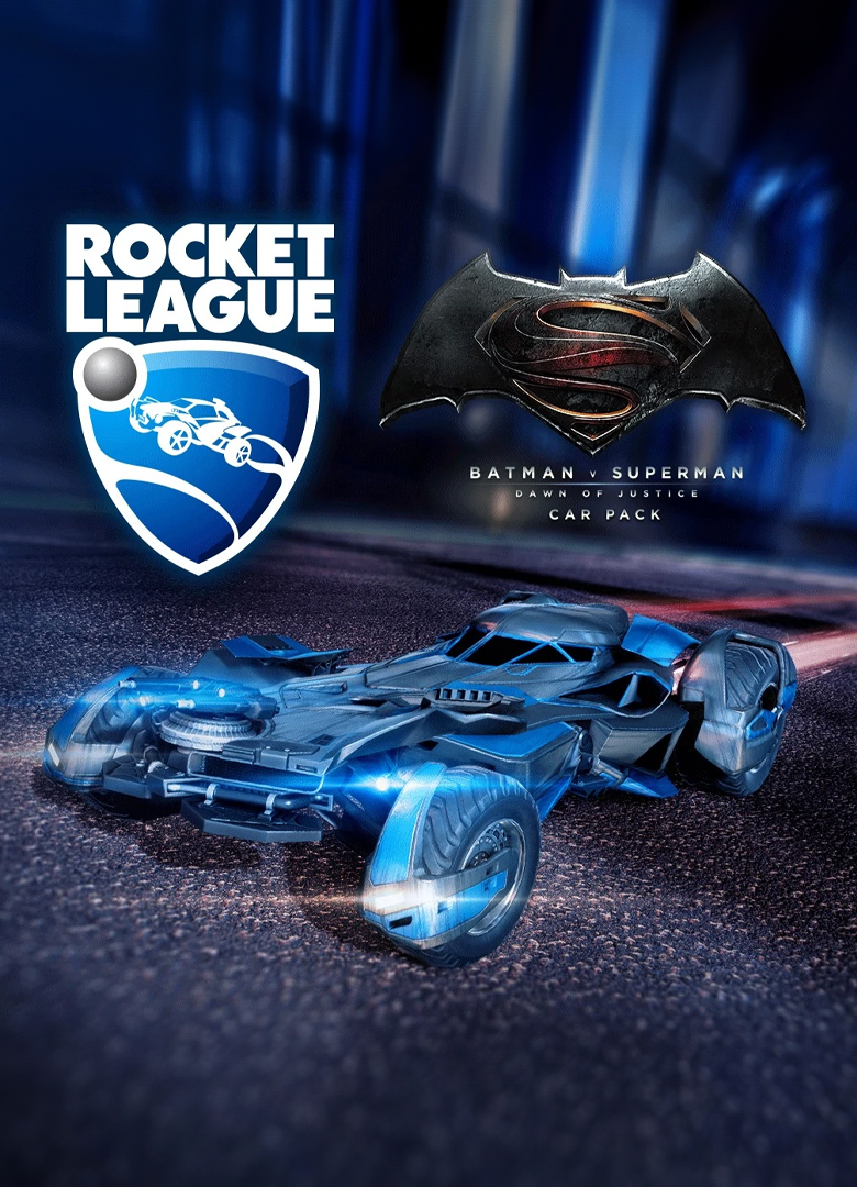 Обложка игры Rocket League - Batman v Superman: Dawn of Justice