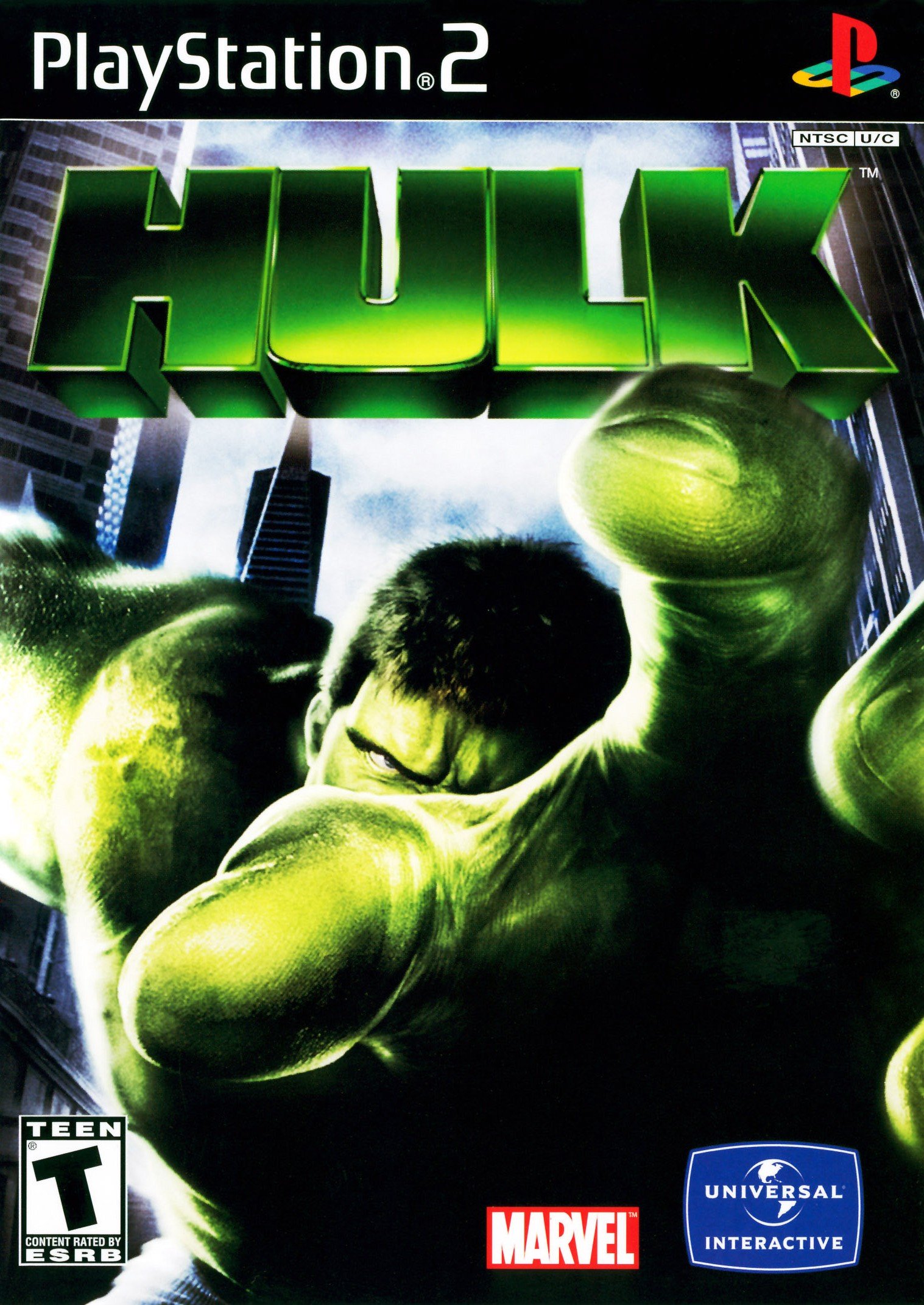 Обложка игры The Hulk