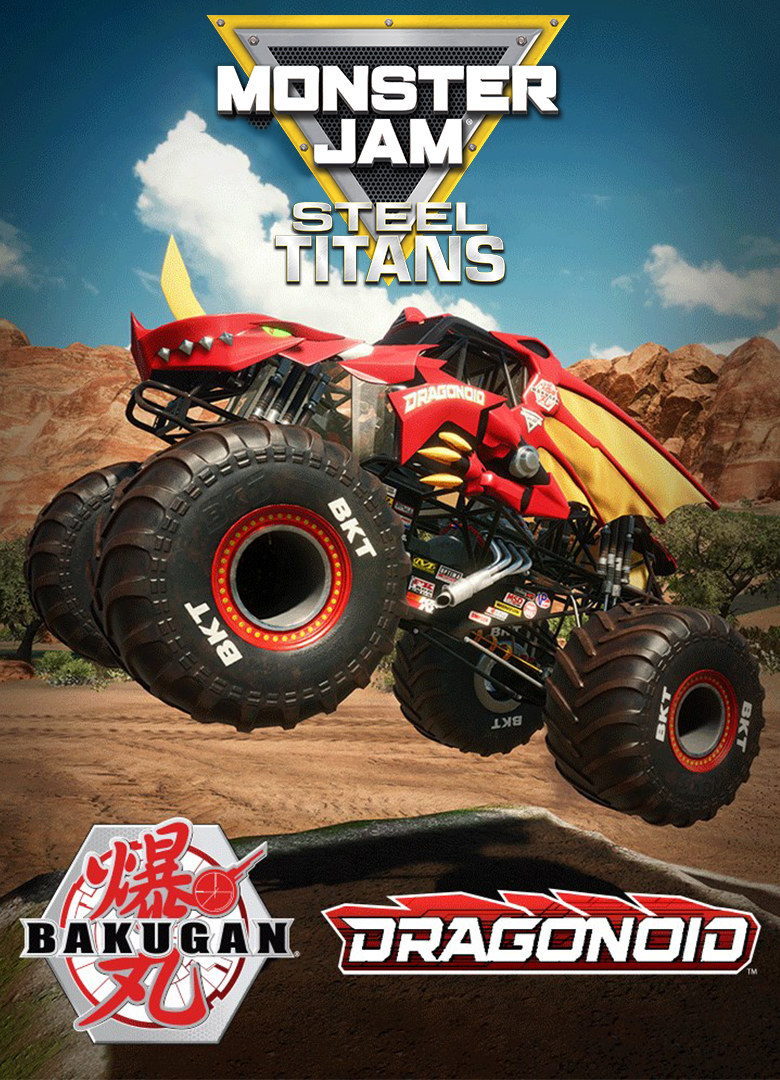 Обложка игры Monster Jam Steel Titans: Bakugan Dragonoid