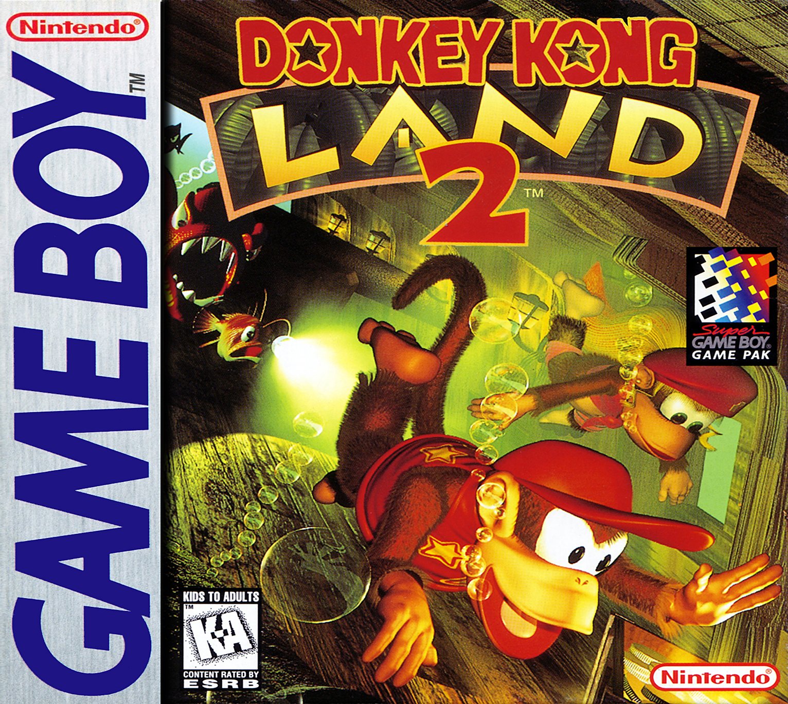 Обложка игры Donkey Kong Land 2