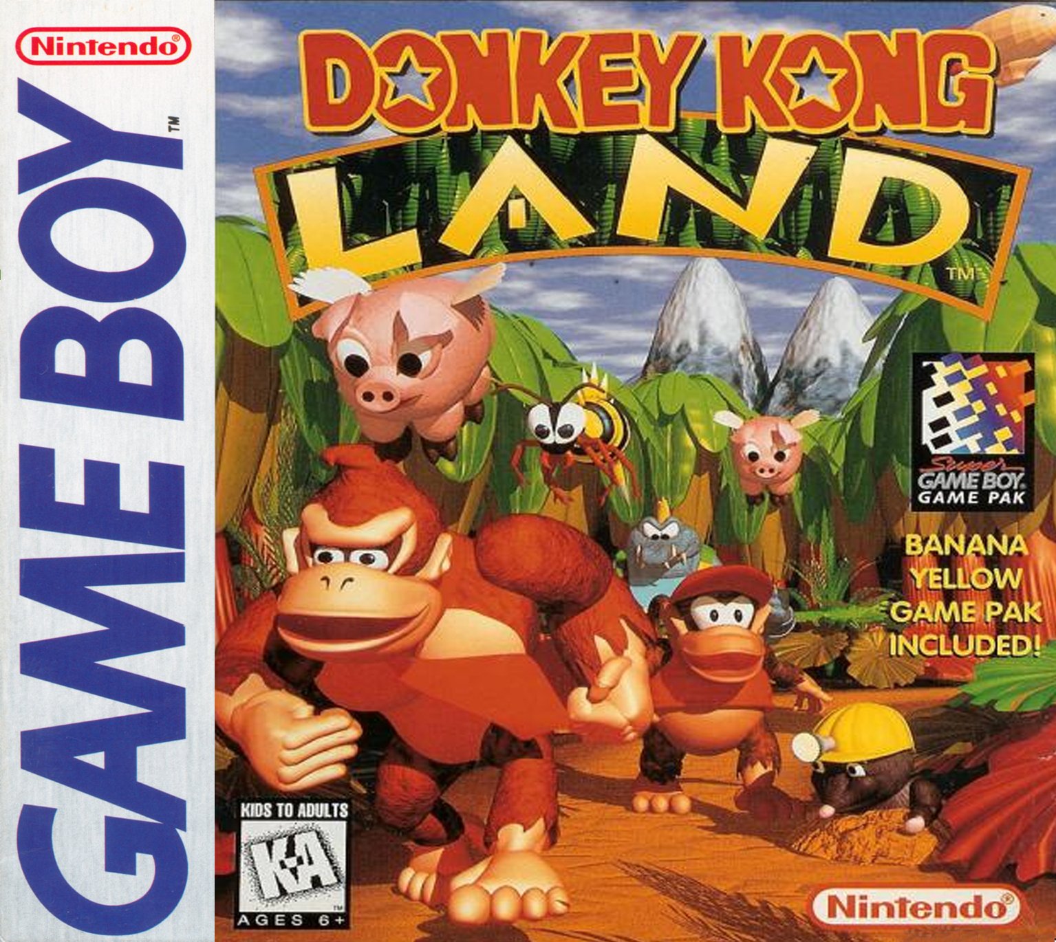 Обложка игры Donkey Kong Land