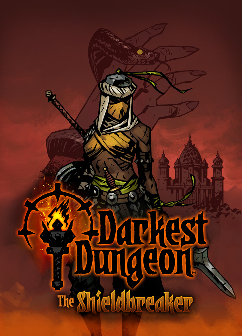 Обложка игры Darkest Dungeon: The Shieldbreaker