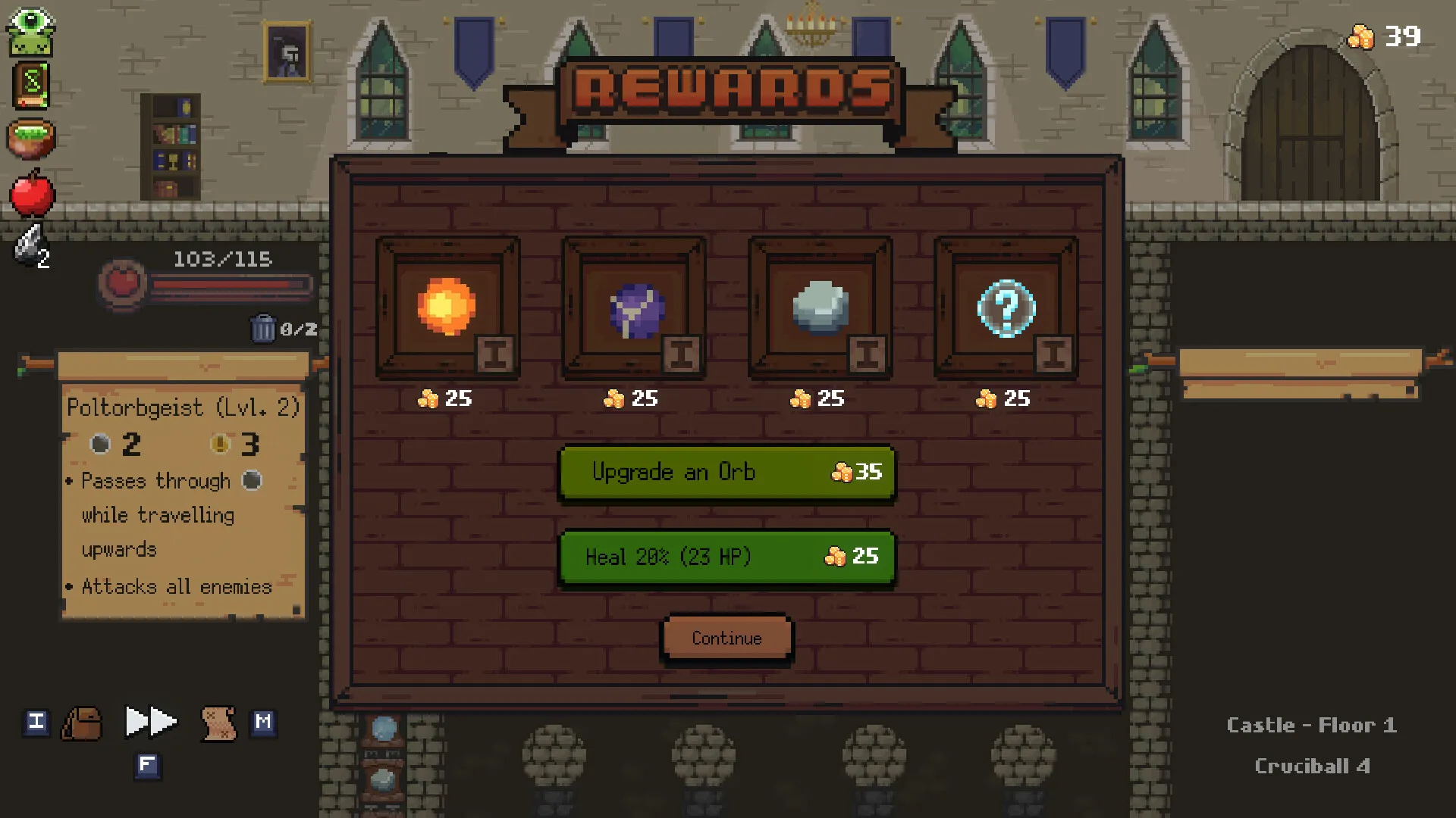 Скриншот из игры Peglin - 5