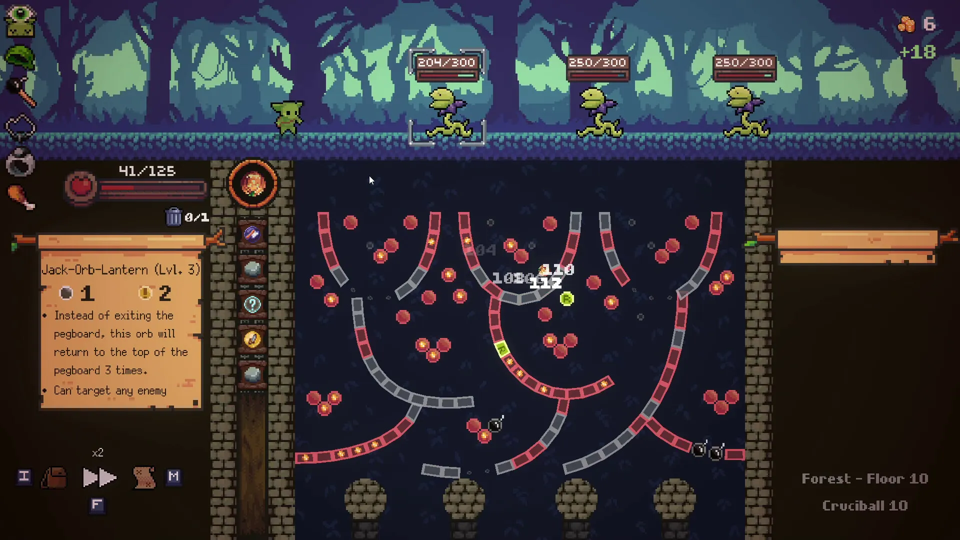 Скриншот из игры Peglin - 1