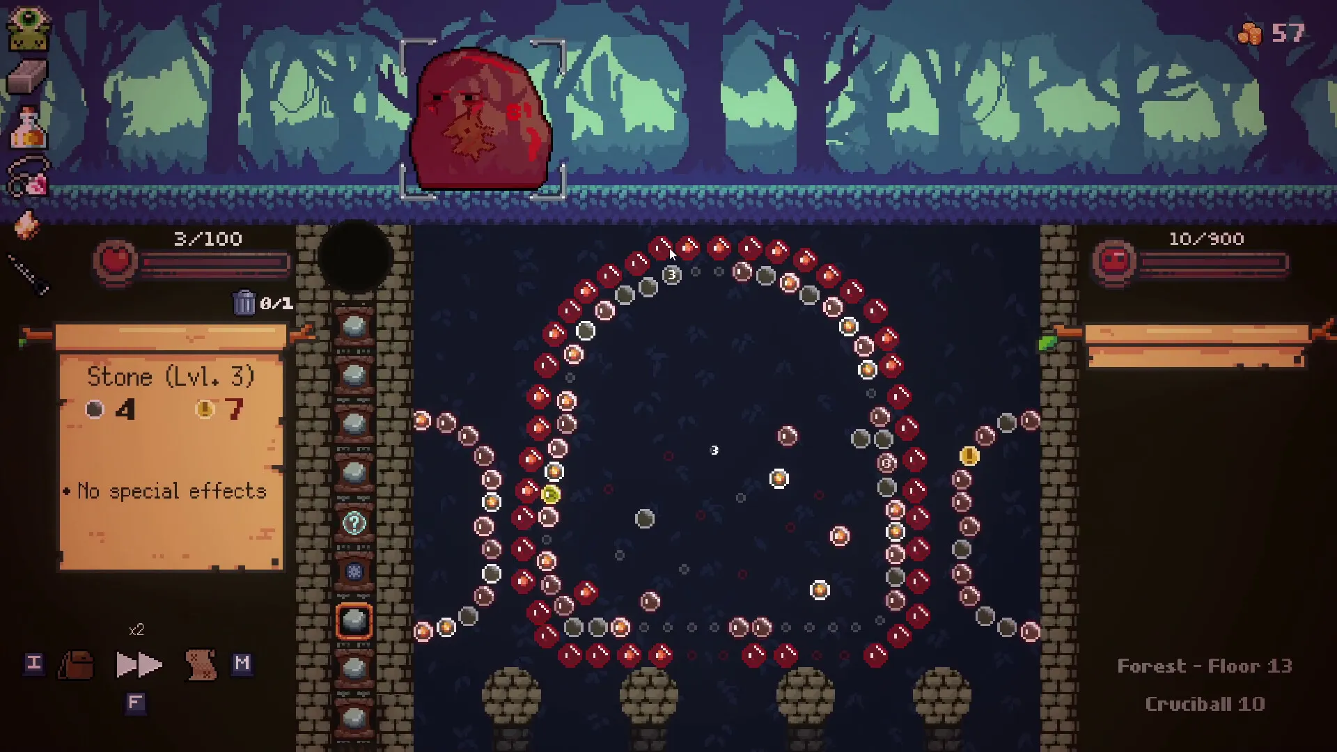 Скриншот из игры Peglin - 2