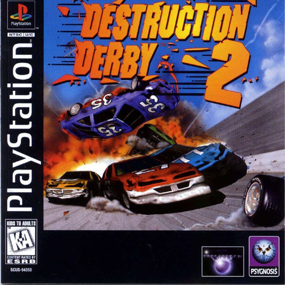 Обложка игры Destruction Derby 2