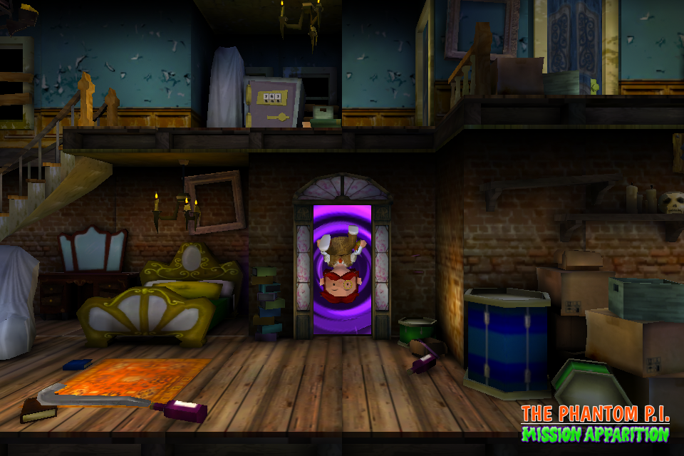 Скриншот из игры The Phantom P.I. Mission Apparition - 2