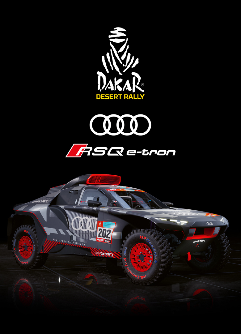 Обложка игры Dakar Desert Rally - Audi RS Q e-tron Hybrid Car