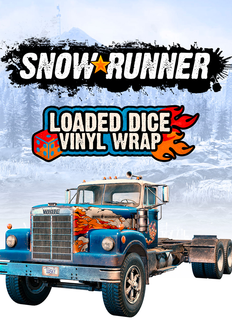 Обложка игры SnowRunner - Loaded Dice Vinyl Wrap
