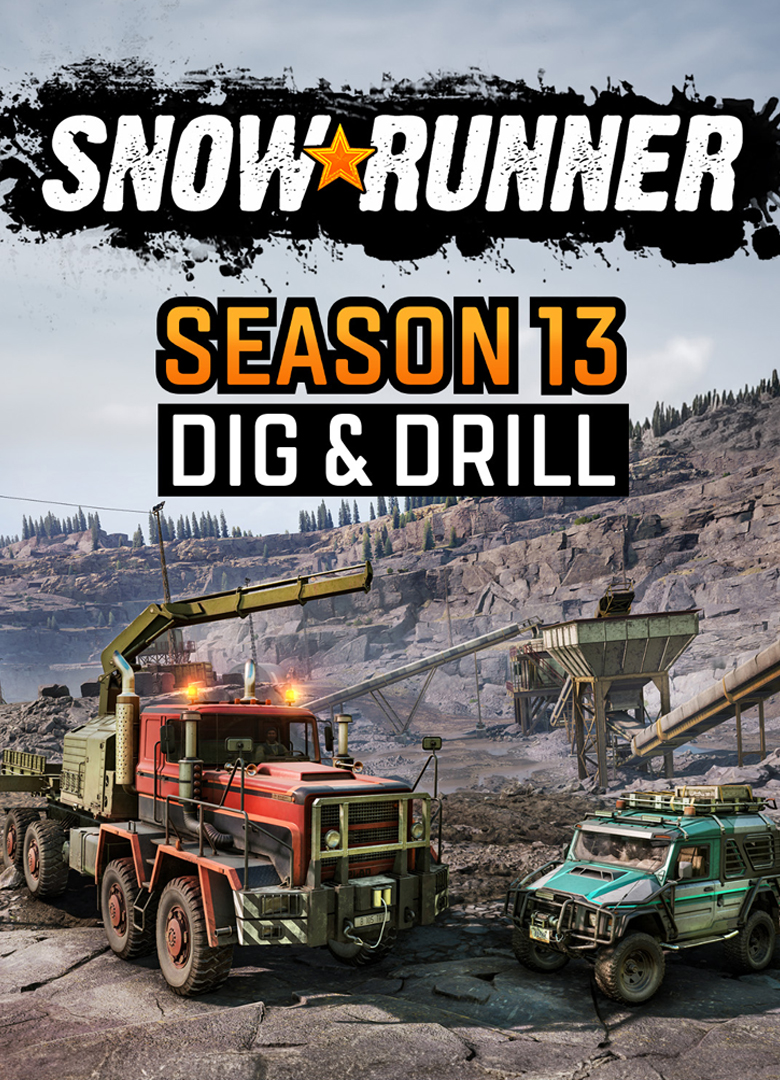 Обложка игры SnowRunner - Season 13: Dig & Drill