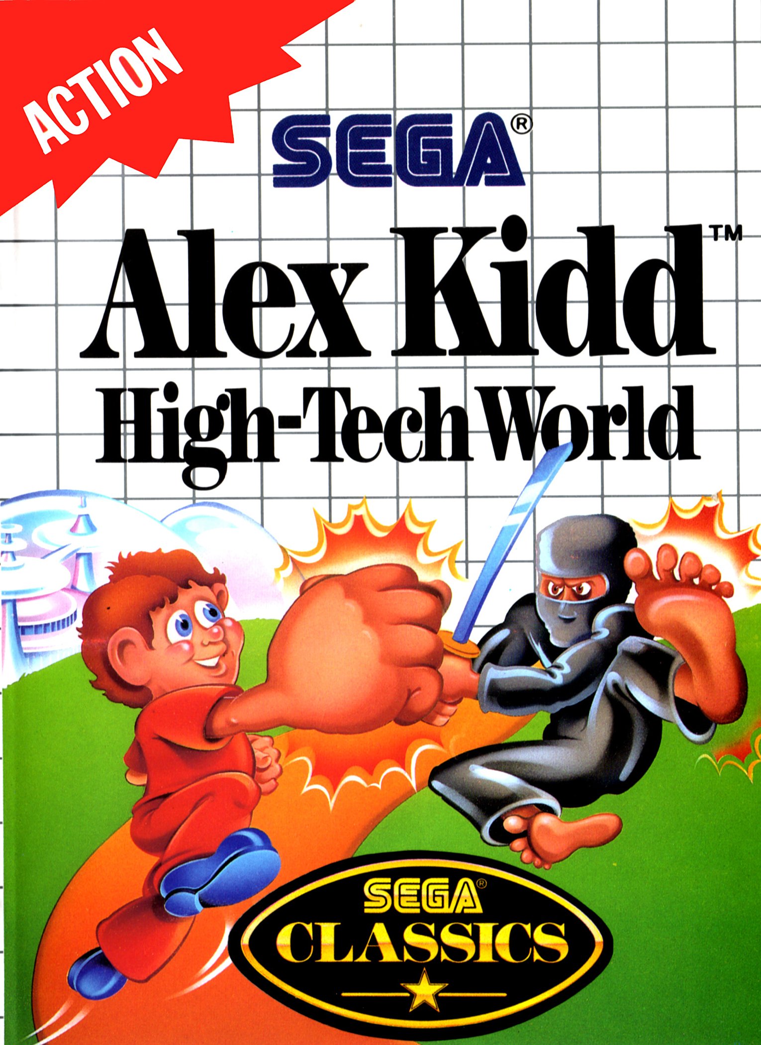 Обложка игры Alex Kidd: High-Tech World