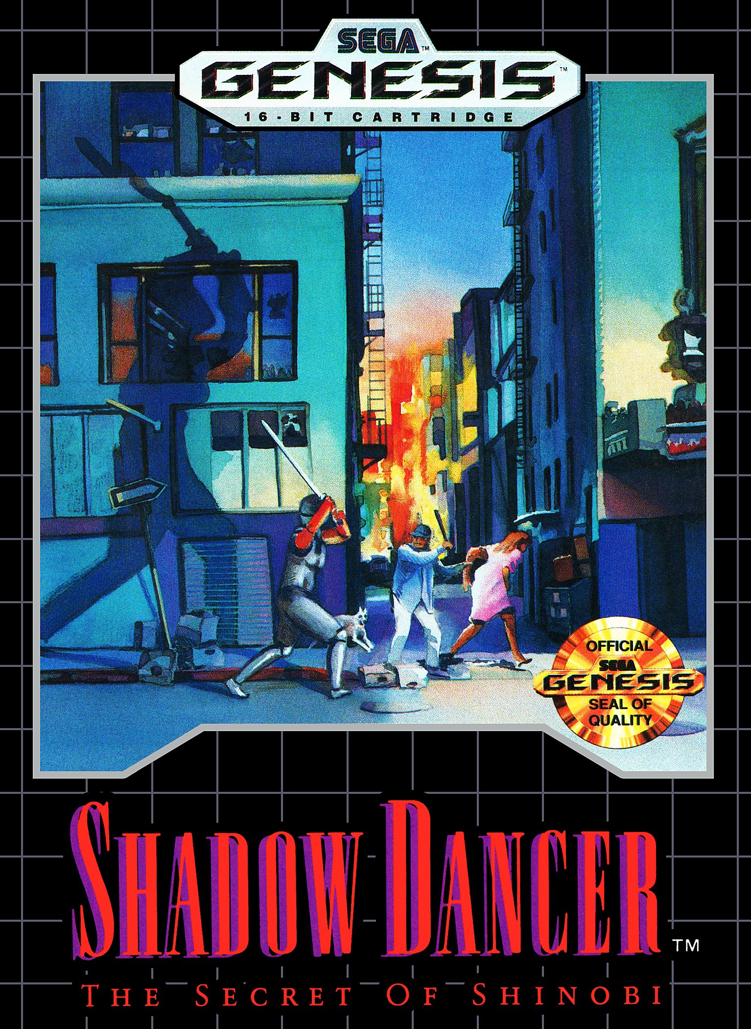 Обложка игры Shadow Dancer: The Secret of Shinobi