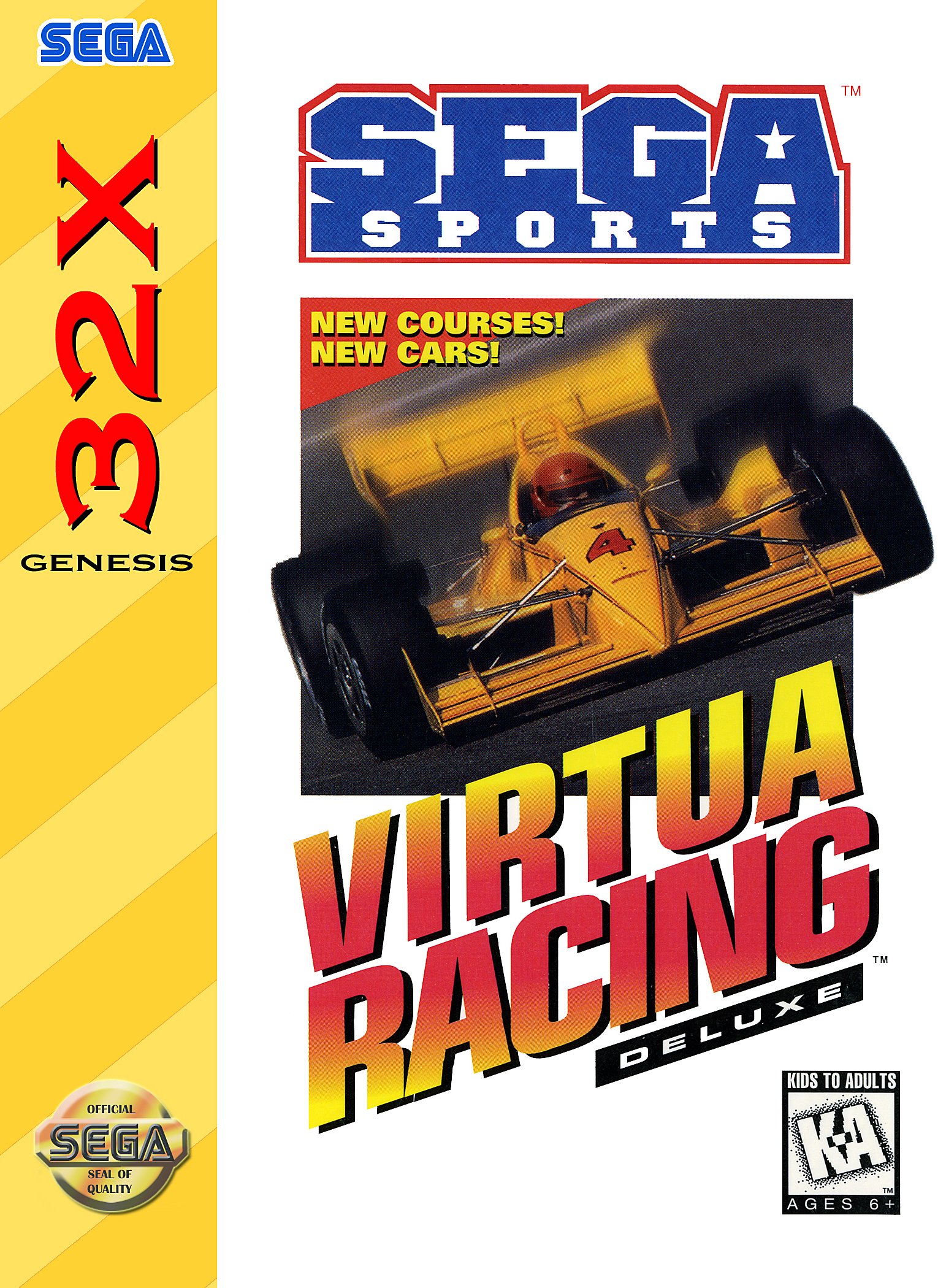 Обложка игры Virtua Racing Deluxe