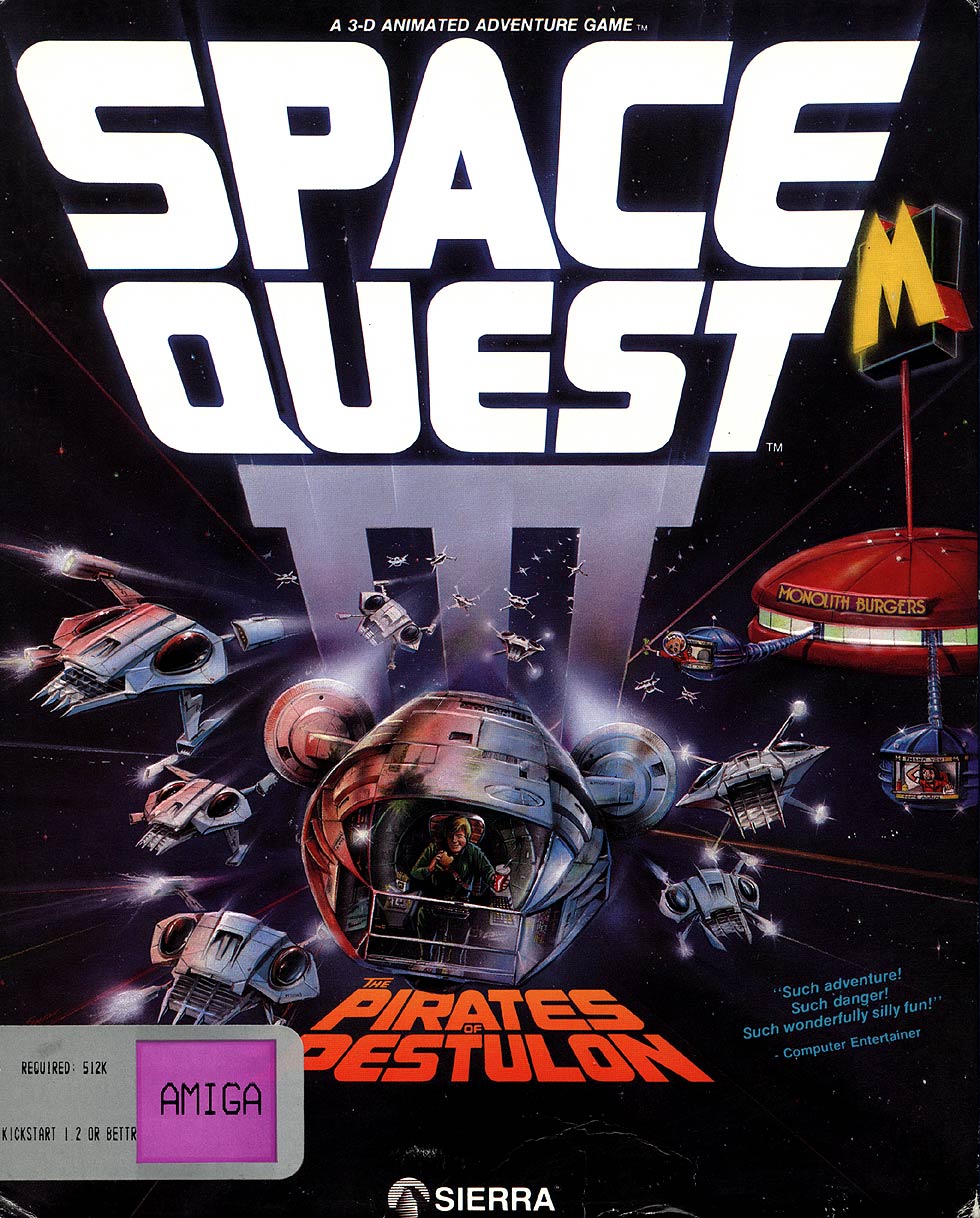 Обложка игры Space Quest 3: The Pirates of Pestulon