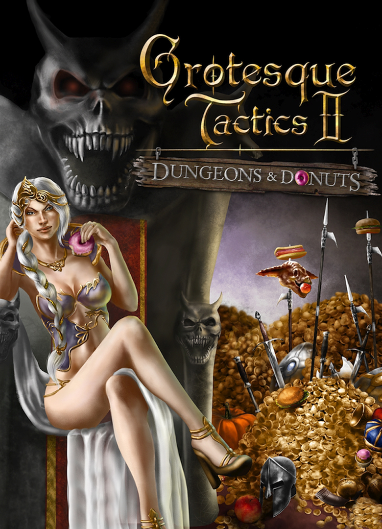 Обложка игры Grotesque Tactics 2: Dungeons& Donuts