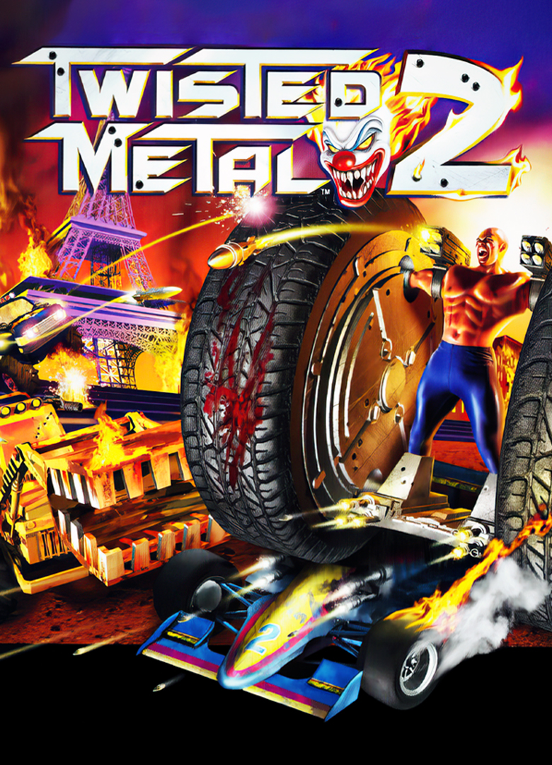 Обложка игры Twisted Metal 2