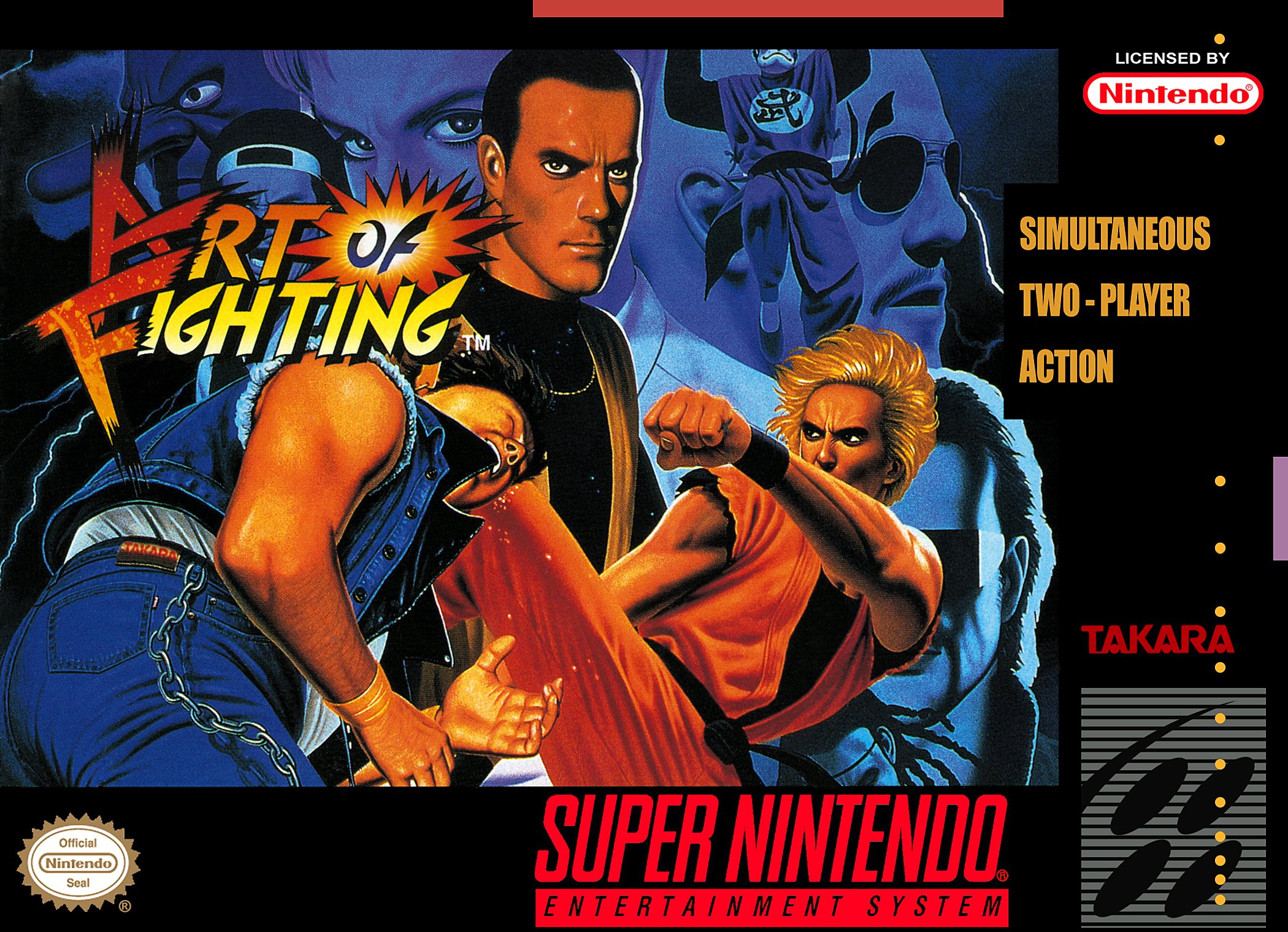 Обложка игры Art of Fighting