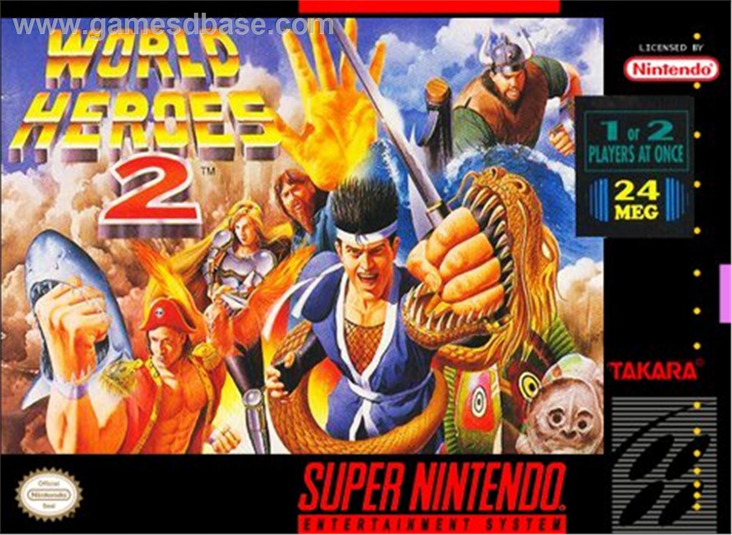 Обложка игры World Heroes 2